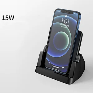 New Vertical 15W Wireless Charger Compatible for All Mobile Phones