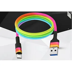 Nylon rainbow cable