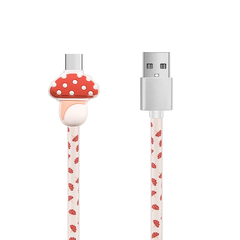 cartoon pu lightning cable