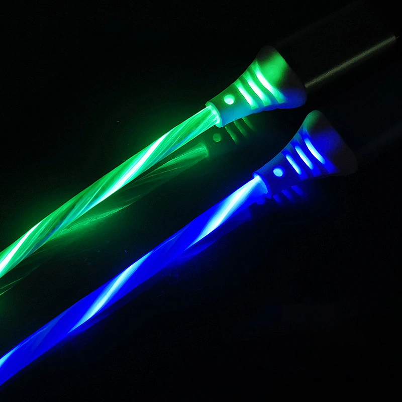 glowing usb cable lighting