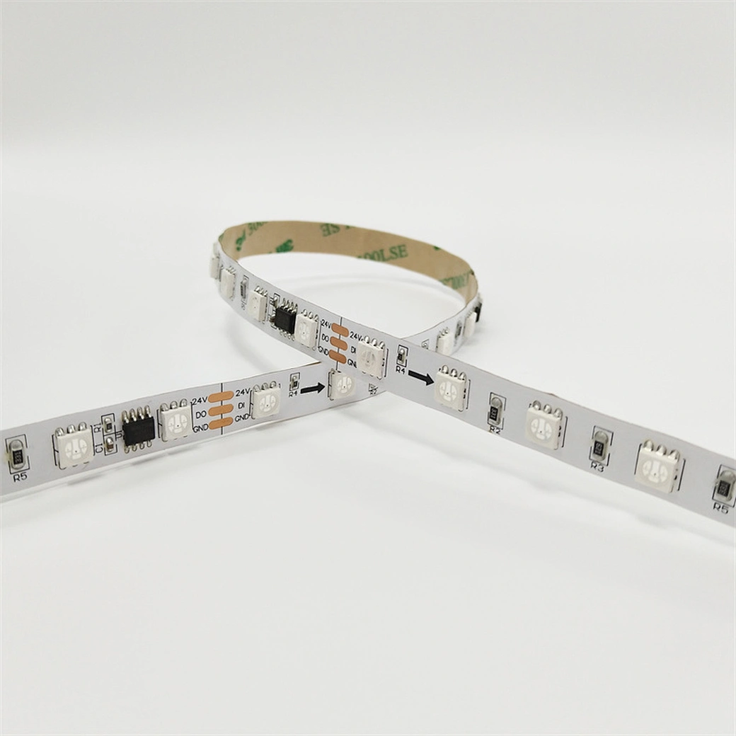 WS2811/SM16703/UCS1903 RGB 24V 60灯/米 LED灯带 、 、 - 深圳市杭隆照明有限公司