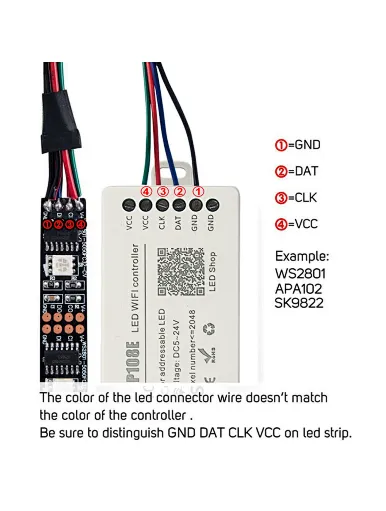 SP108E led controller manufacturer