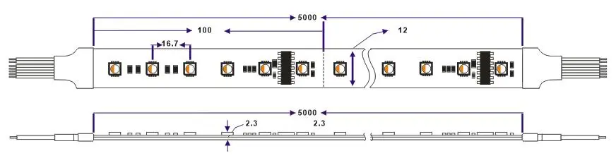 dmx strip led