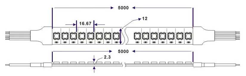 ws2812b led strip 144