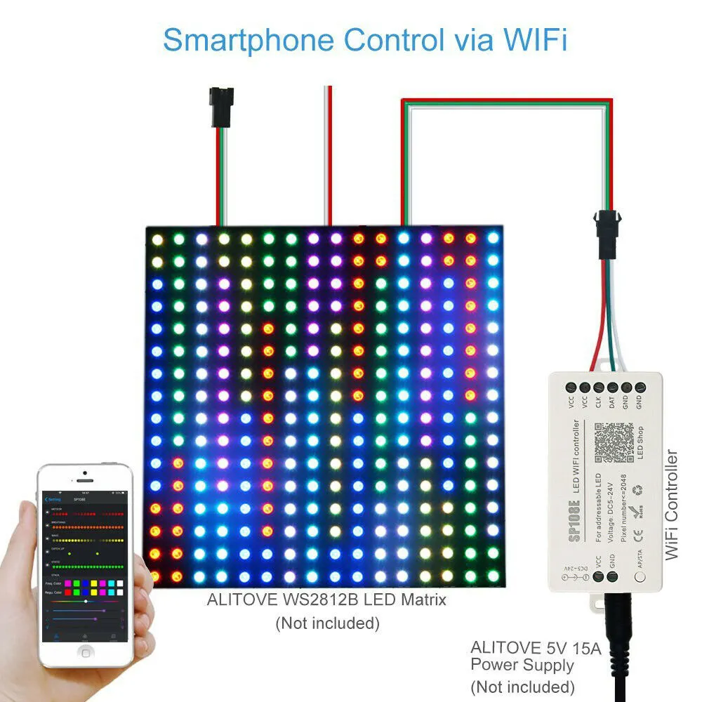SP108E led controller pixel