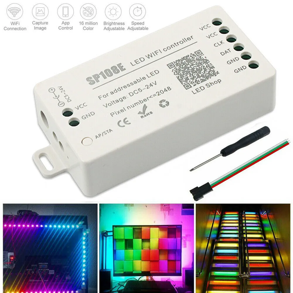 SP108E pixel led controller