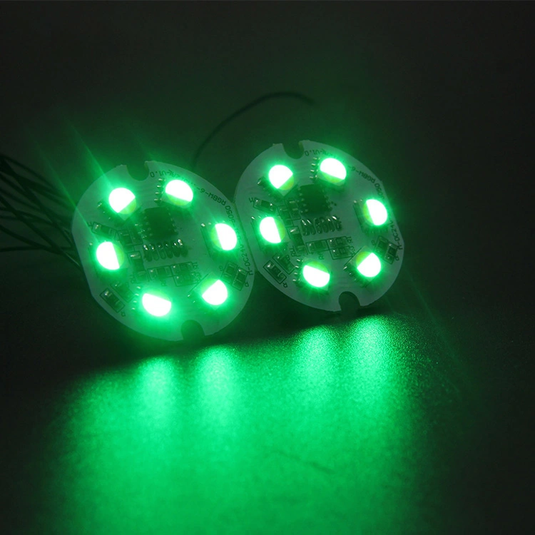 31mm DMX512 rgbw round addressable led module
