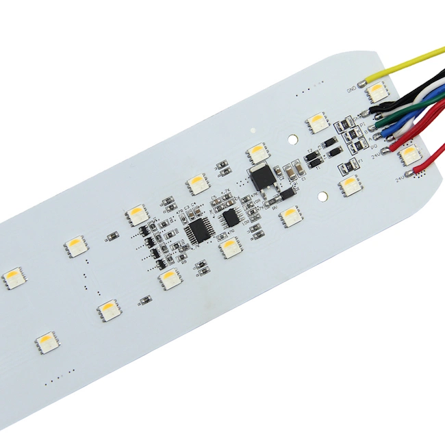 Double row rgbw RDM512 led rigid bar