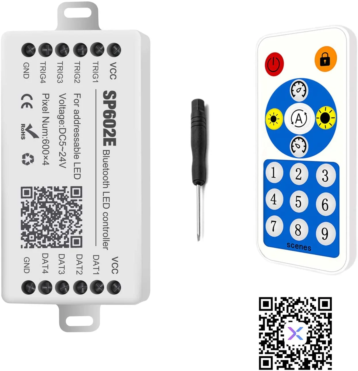Bluetooth WS2812B Music Controller
