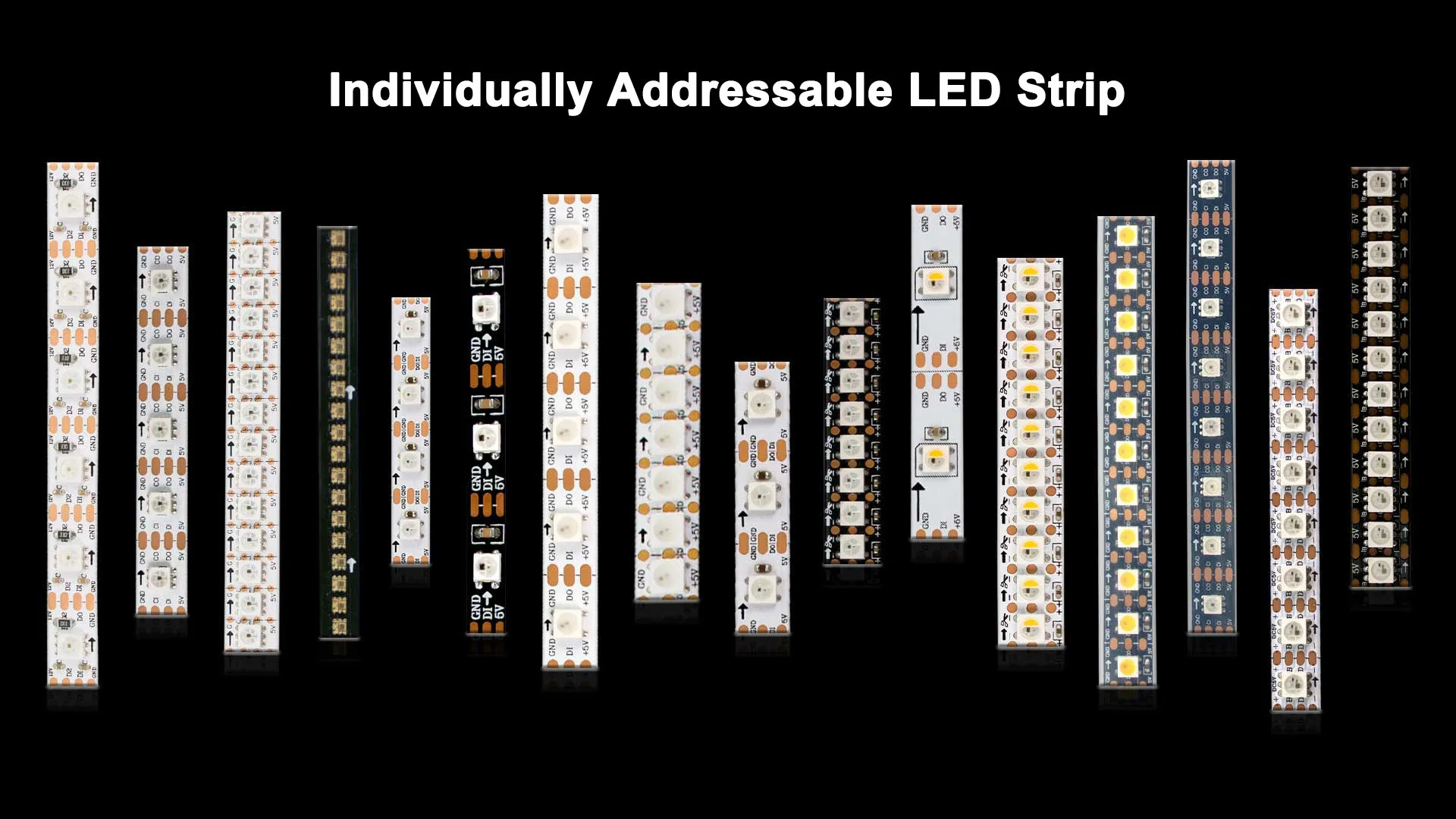 Individually Controlled Addressable LED Strip