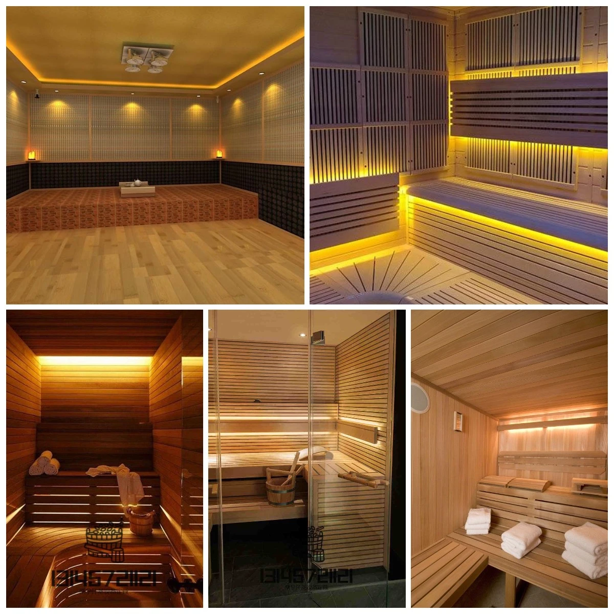 sauna led strip light application
