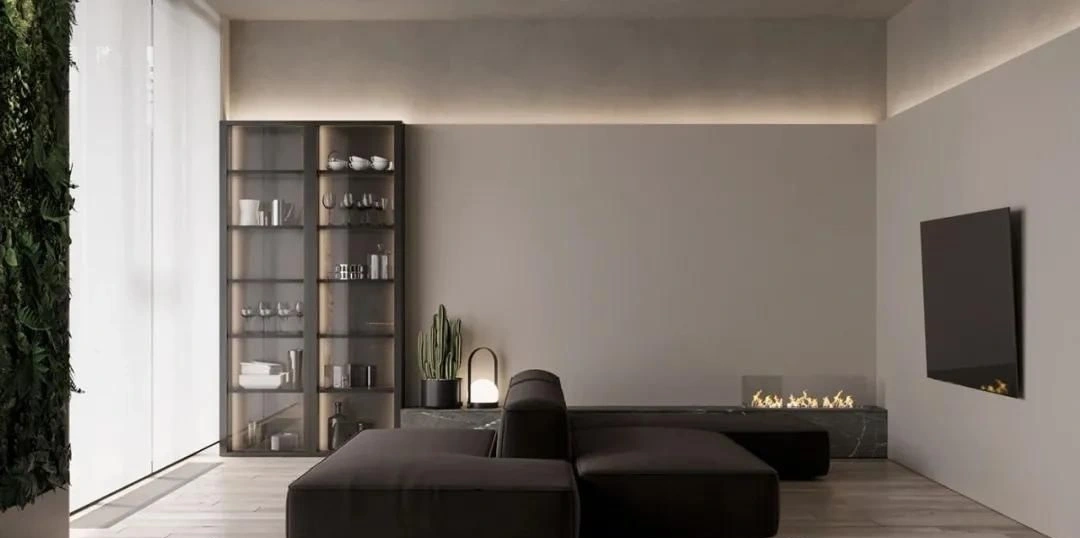How to design TV background wall with led light?