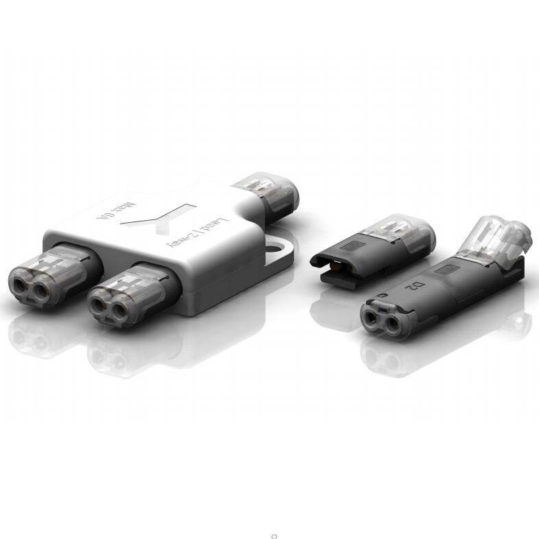 Pluggable wire joint & distribution LED Connector