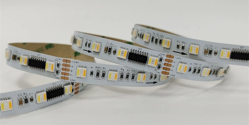 ucs512g6 rgbww dmx led strip light