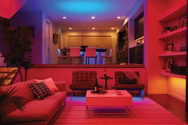 What can red LED strip lights do?