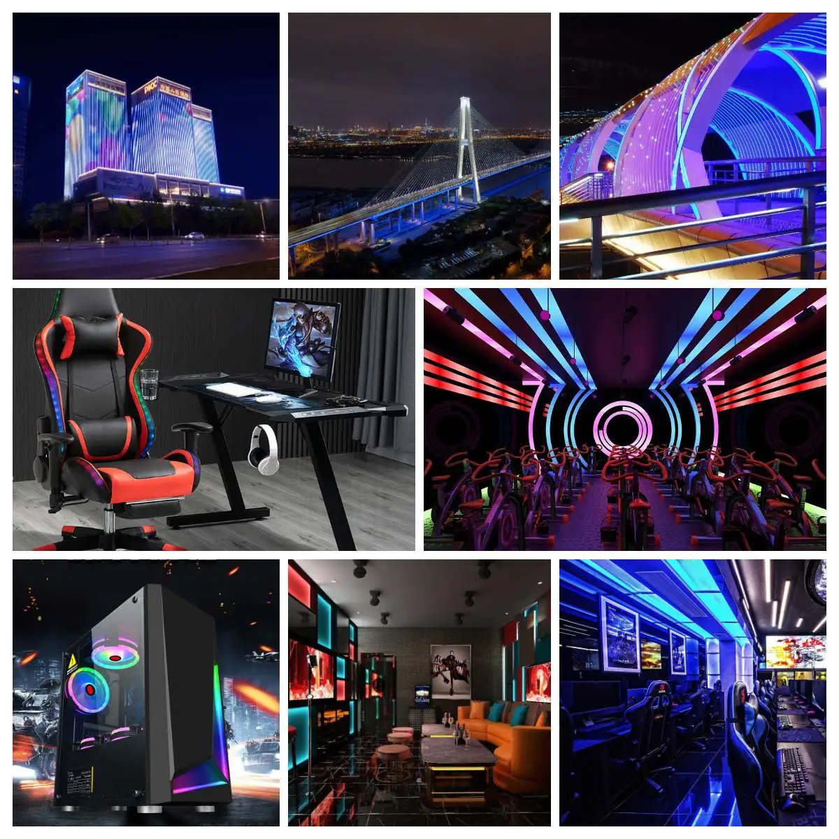 mini addressable led strip light application