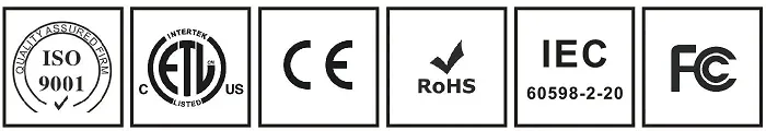 certificate of smd 1200 24v 3528 led strip lighting