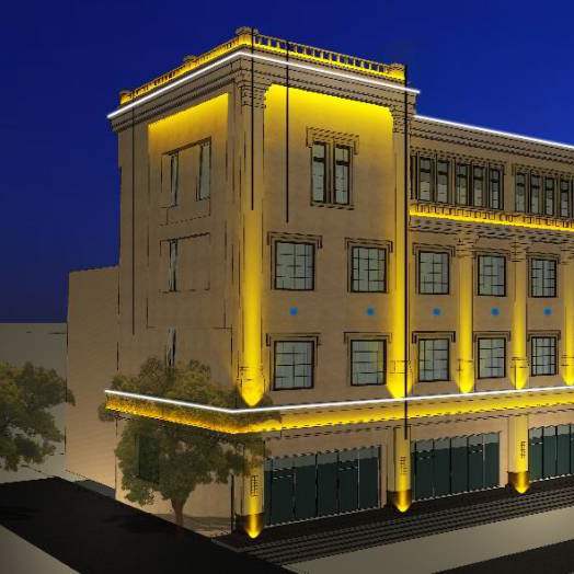 flexible led wall washer light for hotel