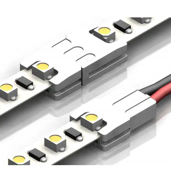Solid lock led connector
