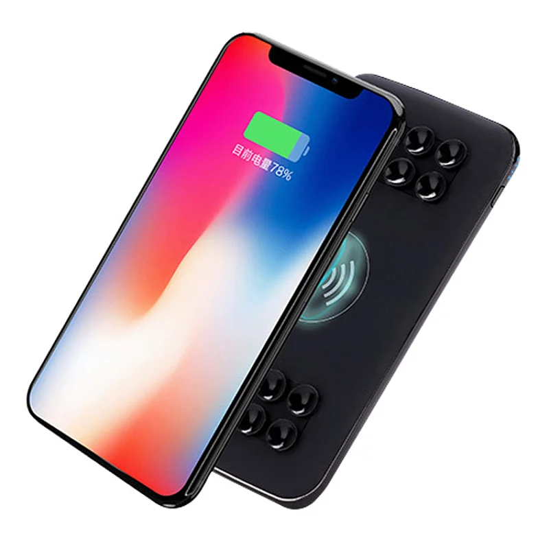 WP023-Wireless Power Bank 10000mah With Sucker