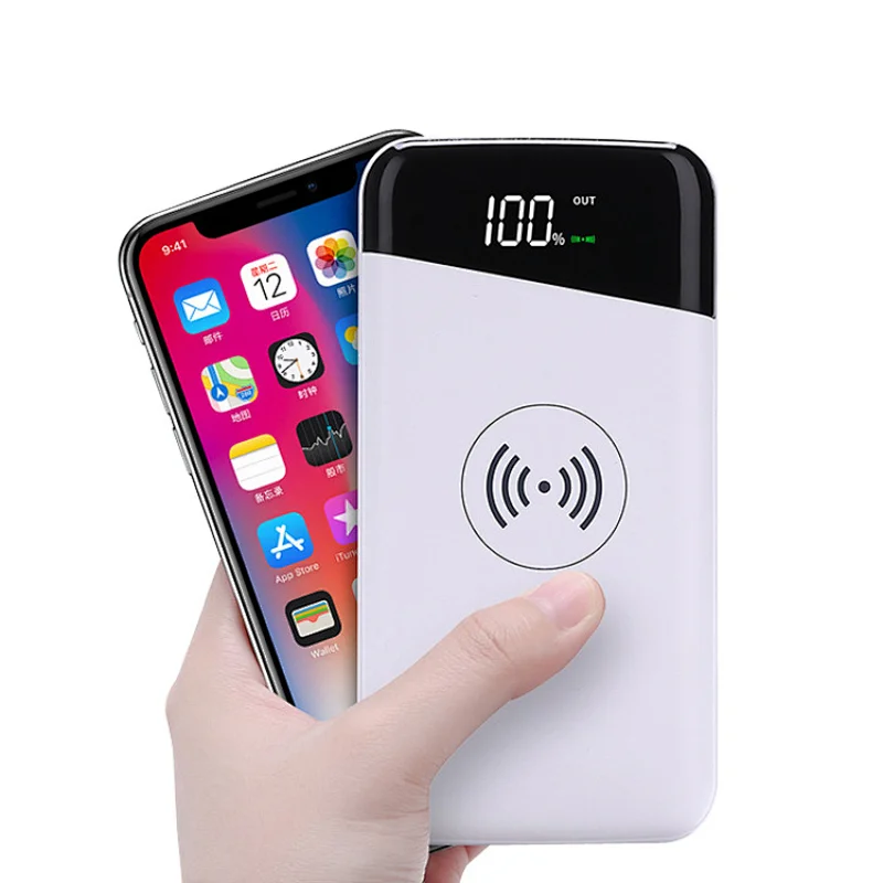 WP022-10000mAh Wireless Power Bank with Digital display