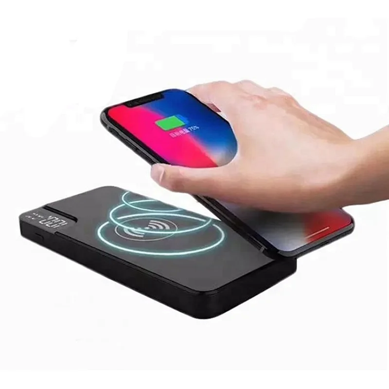 PW024-10000mah power bank wireless with Holder