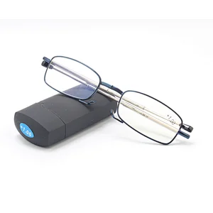Factory Supply Cheap Comfortable Colourful Light Magnetic Optical Metallic Reading Glasses