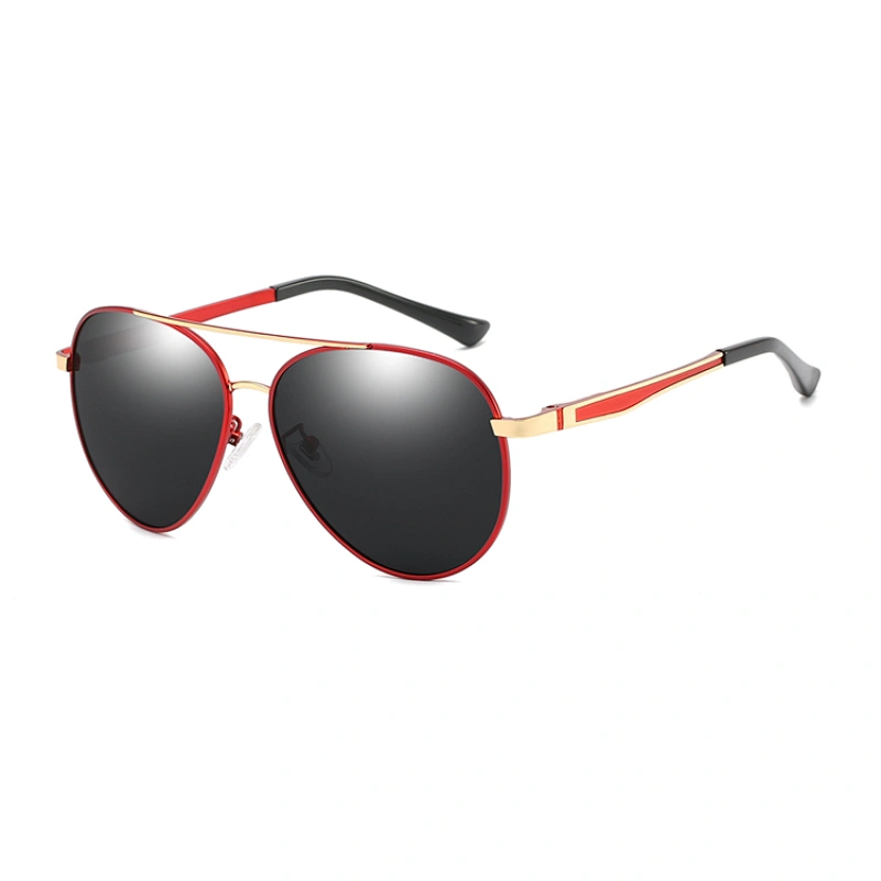 Fashion Custom Metal Pilot Colorful Frame Spring Hinge Sun Glasses Sunglasses