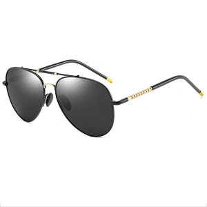 2020 Luxury Men Pilot Double Colors Frame UV400 Shades Sunglasses Sun Glasses