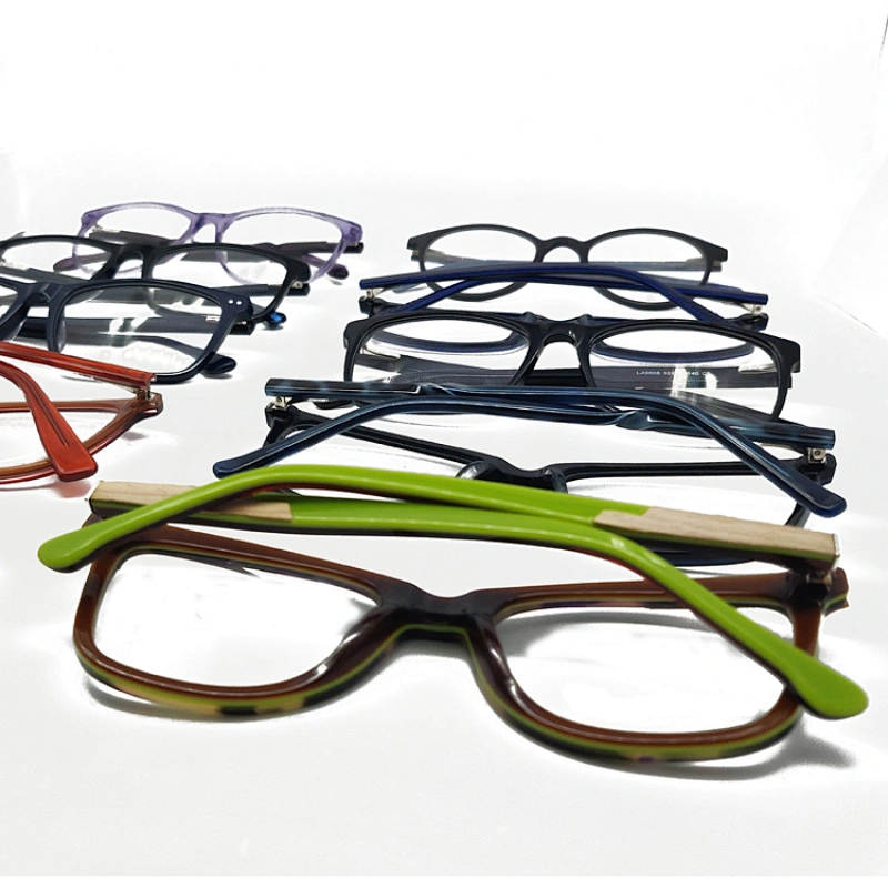 Wholesale Low Price Styles Size Colors Delivery Randomly Optical Glasses Acetate Eyeglasses Frame