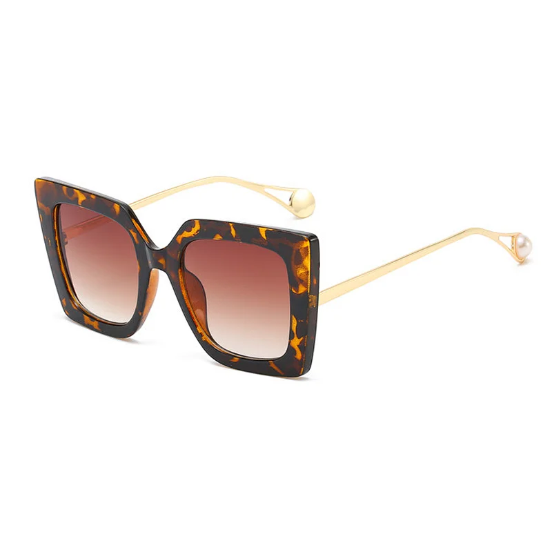 Wholesale Transparent Clear Pc Big Frame Sun Glasses Sunglasses