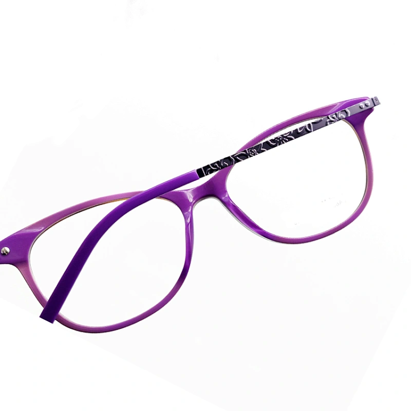 Factory Size Colors Delivery Randomly China Promotional Acetate Spectacles Eye Glasses Optical Frames