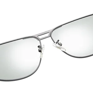 High Quality Custom Mens Metal Square Frame UV400 Lenses Sunglasses Sun Glasses