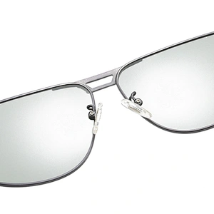 High Quality Custom Mens Metal Square Frame UV400 Lenses Sunglasses Sun Glasses
