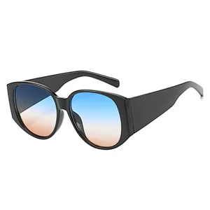 Hot Selling Wide Temple Cheap Eye Sun Shades Glasses Sunglasses