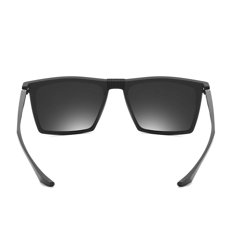 Designer Custom Logo Unisex Polarized PC Square Frame Sun Glasses Sunglasses