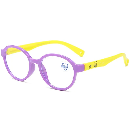 Professional Anti Blue Light Fashion Computer Eyewear Silicon Optical Frame Glasses for Kids