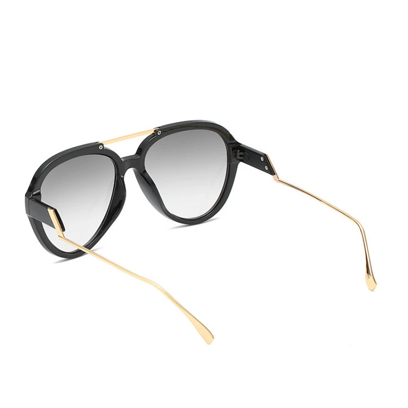 New Arrival Double Bridge Fashionable Pilot Metal Frame Hd Polarized Sunglasses