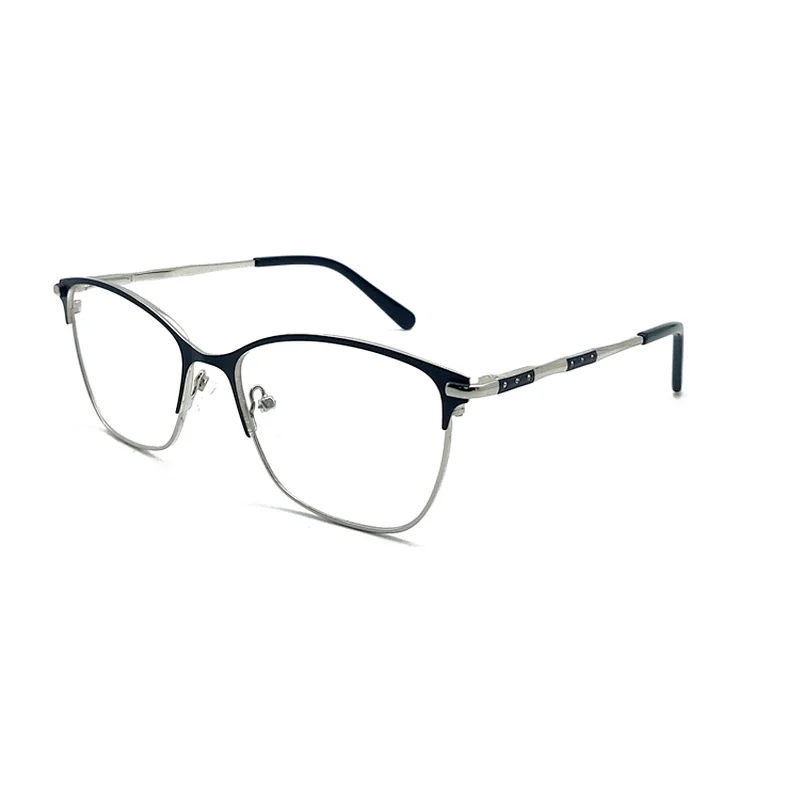 Custom Fashion Design Trial Metal Eye Glasses Optical Frame for Myopia