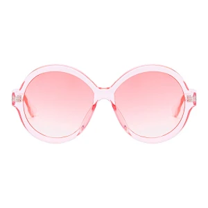 Professional Round Retro Ladies Gentlemen Transparent Frame Sunglasses Sun Glasses