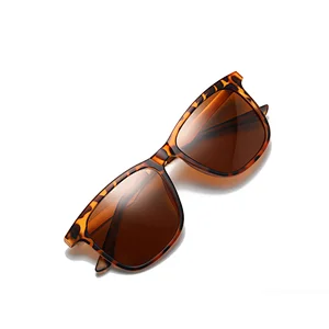 Custom New Fashion Printed Logo Frame Polarized Sunglasses for Adults