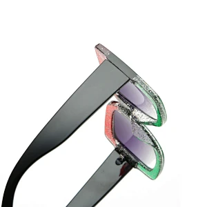 Cute Women Trend Square Pc Wide Frame Glasses Sunglasses