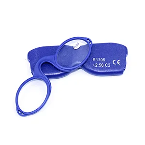Logo Portable Mini Unisex Silica Gel Frames Nil Leg CE Reading Glasses