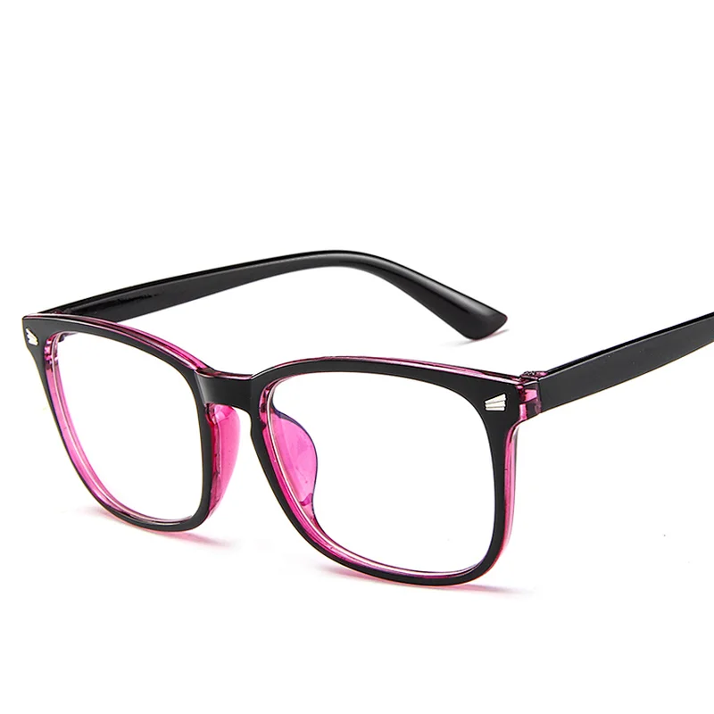 Designer Anti Blue Light Square Plastic Frames Optical Eyeglasses Glasses