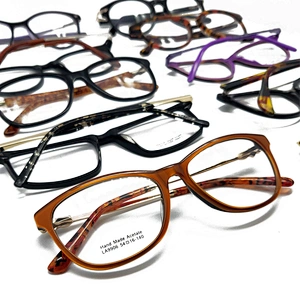 Factory Size Colors Delivery Randomly China Promotional Acetate Spectacles Eye Glasses Optical Frames
