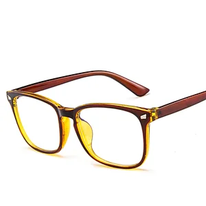 Designer Anti Blue Light Square Plastic Frames Optical Eyeglasses Glasses
