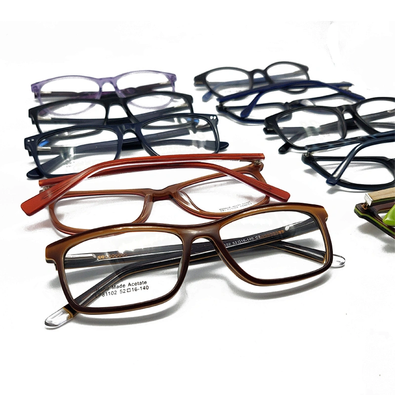 Wholesale Low Price Styles Size Colors Delivery Randomly Optical Glasses Acetate Eyeglasses Frame