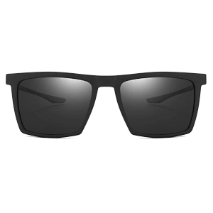 Designer Custom Logo Unisex Polarized PC Square Frame Sun Glasses Sunglasses