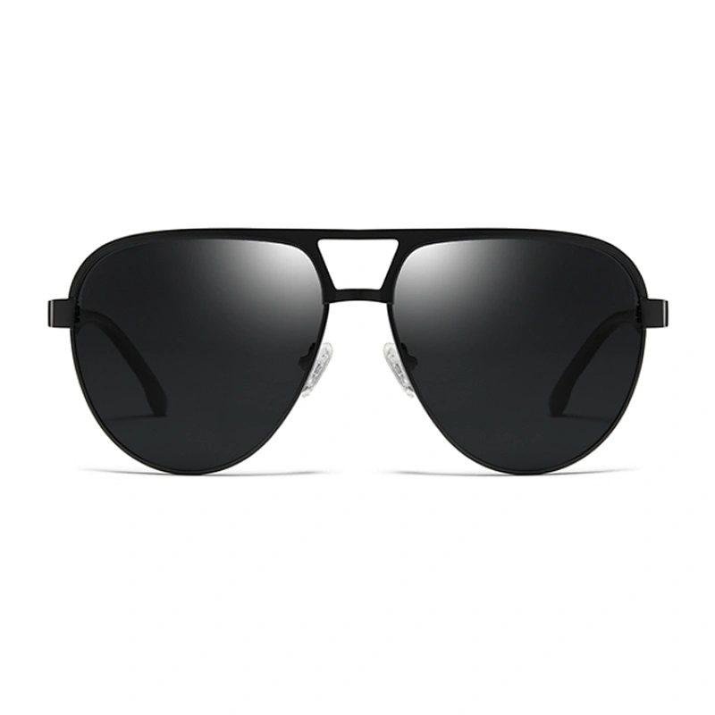 Fashion European Luxury Polarized PC Custom Logo Women Men Metal Sunglasses