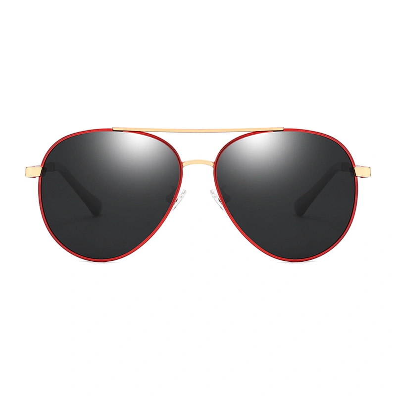 Fashion Custom Metal Pilot Colorful Frame Spring Hinge Sun Glasses Sunglasses